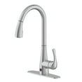 thumbnail image 1 of Westbrass KA03A-20 Dual Sensor-Touchless Motion Control Kitchen Faucet with Pull Down Sprayer Head, Stainless Steel, 1 of 13
