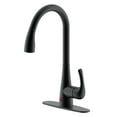 thumbnail image 1 of Westbrass KA03A-62 Dual Sensor-Touchless Motion Control Kitchen Faucet with Pull Down Sprayer Head, Matte Black, 1 of 15