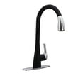 thumbnail image 1 of Westbrass KA03A-6220 Dual Sensor-Touchless Motion Control Kitchen Faucet with Pull Down Sprayer Head, Matte Black/Stainless Steel, 1 of 18
