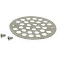 thumbnail image 1 of Westbrass NSD01SN 4 in. Brass Shower Grid Strainer with Screws, Satin Nickel, 1 of 1