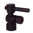 thumbnail image 1 of Westbrass 1/4-Turn Lever Angle Stop Valve, 1/2" IPS x 3/8" OD, Oil Rubbed Bronze, 1 of 5