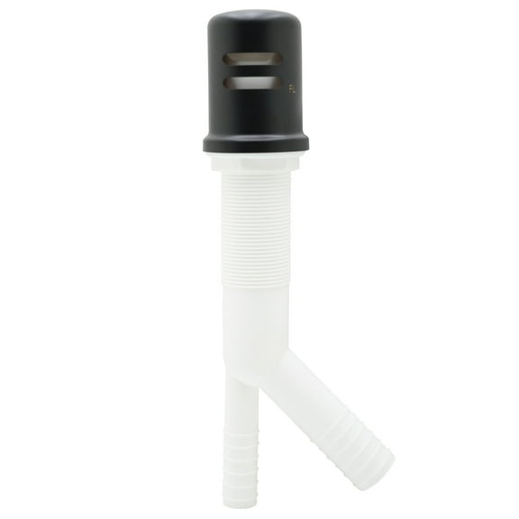 Westbrass R200-1-62 1-3/4" x 2-3/4" Solid Brass Air Gap Cap Kit, Skirted, Matte Black