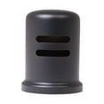 thumbnail image 1 of Westbrass Standard Size Solid Brass Air Gap Cap Only, Skirted, Matte Black (50-Pack), 1 of 4