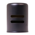 thumbnail image 1 of Westbrass Standard Size Solid Brass Air Gap Cap Only, Non-Skirted, Matte Black, 1 of 4