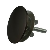 Westbrass R202-2-62 2" Kitchen Sink Hole Cover, Matte Black (2 Pack)