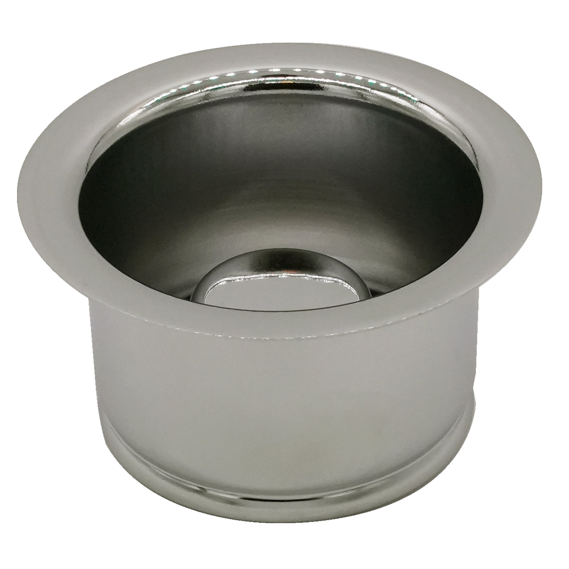 Westbrass R2082-05 3-1/2" Extra-Deep Collar Kitchen Sink Waste Disposal Drain Trim, Polished Nickel