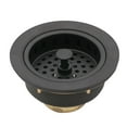 thumbnail image 1 of Westbrass R214-12 3-1/2-Inch Post Style Kitchen Sink Basket Strainer, Oil Rubbed Bronze, 1 of 9
