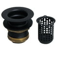 thumbnail image 1 of Westbrass R218-62 Junior Bar and Laundry Sink Drain with Removable Basket, Matte Black, 1 of 5