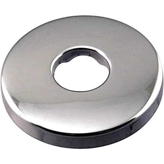 Westbrass R304-26 13/16" OD Opening Low Pattern Shower Arm Flange, Polished Chrome