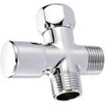 thumbnail image 1 of Westbrass R348-26 0.5 in. IPS Diverter Valve for Shower Arm, Polished Chrome, 1 of 1