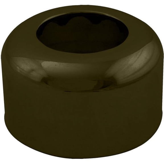 Westbrass R409-62 1.5 in. OD High Box Sure Grip Flange, Matte Black
