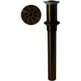 thumbnail image 1 of Westbrass R411A-1-12 High-flow Grid Lavatory Drain without Overflow Holes, Oil Rubbed Bronze, 1 of 1