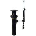 thumbnail image 1 of Westbrass Pop-Up Lavatory Sink Drain Assembly with Overflow Holes, Oil Rubbed Bronze, 1 of 5