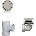thumbnail image 1 of Tip-Toe Drain Bathtub Trim with Deep Soak Overflow - Sch. 40 PVC Plumber's Pack, Satin Nickel, 1 of 12