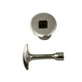 thumbnail image 1 of Westbrass R500-05 3/4" NPSM Gas Fire Pit and Fireplace Log Lighter Key Valve Trim Kit, Polished Nickel, 1 of 5