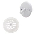 thumbnail image 1 of Westbrass R92-50 3-1/8" Brass Trip Lever Bathtub Drain with 2-Hole Overflow, Powder Coat White, 1 of 10