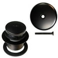 thumbnail image 1 of Westbrass Coarse Thread Tip-Toe Bathtub Drain with One-Hole Overflow Cover, Oil Rubbed Bronze, 1 of 9