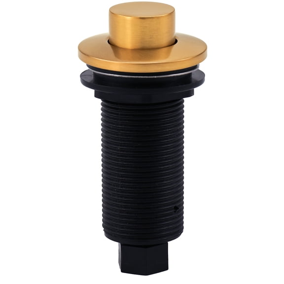 Westbrass RASB-2RB3-18 Disposal Air Switch and Dual Outlet Control Box, Raised Button, Brushed Bronze
