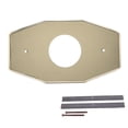 thumbnail image 1 of Westbrass Remodel Cover Plate for Mixet Bathtub and Shower Valves, Polished Brass, 1 of 5