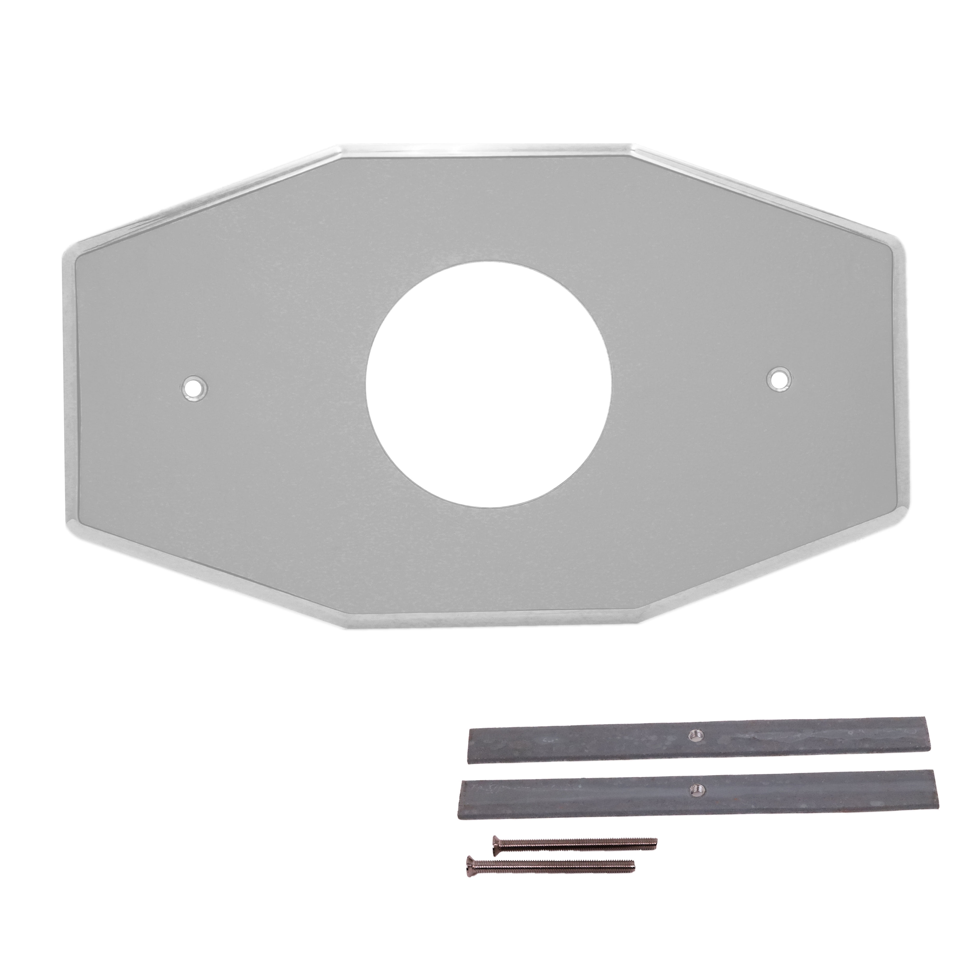 Polished Chrome One-Hole Remodel Plate Kit for Mixet Valves