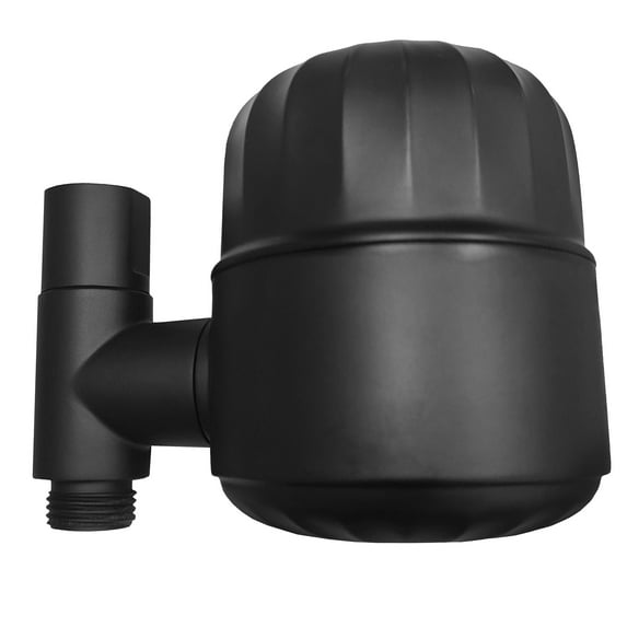 Westbrass SAF-62 In-Line Shower Head Filter Attachment For Shower Arm, Matte Black