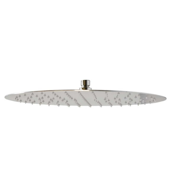 Westbrass SHR16-07 16" Round Thin High Pressure Rainfall Shower Head, Satin Nickel