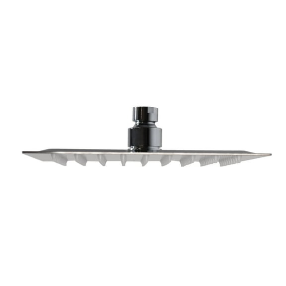 Westbrass SHS88-26 8" Square Thin High Pressure Rainfall Shower Head, Polished Chrome