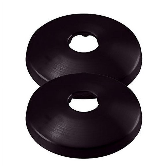 Westbrass Sure Grip Low Pattern Flange for Copper Pipe (100-Pack of 2-Packs), Oil Rubbed Bronze