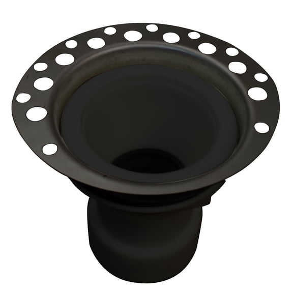 Westbrass TC3A Freestanding Bathtub Drain Rough-In Kit for Sch. 40 ABS, Black