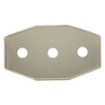 thumbnail image 1 of Westbrass Three-Hole Remodel Cover Plate for Bathtub and Shower Valves, Polished Nickel, 1 of 6