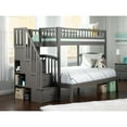 thumbnail image 1 of AFI Westbrook Staircase Bunk Twin over Full, Grey, 1 of 9