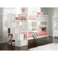 thumbnail image 1 of AFI Westbrook Staircase Bunk Twin over Twin, White, 1 of 7