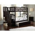 thumbnail image 1 of AFI Westbrook Staircase Bunk Twin over Twin with Twin Size Urban Trundle Bed, Espresso, 1 of 9