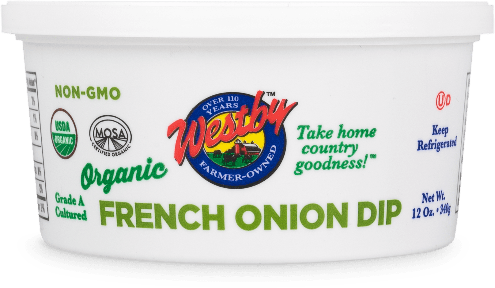 Westby Organic French Onion Dip, 12 oz
