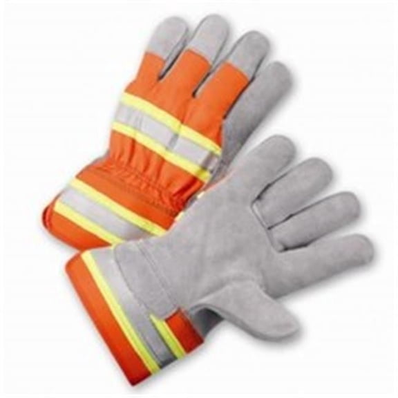Westchester Hi-Viz Split Cowhide Leather Palm Gloves XL, 12 Paris
