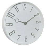 Westclox 12" White Modern Dial Analog QA Wall Clock with Raised Numbers
