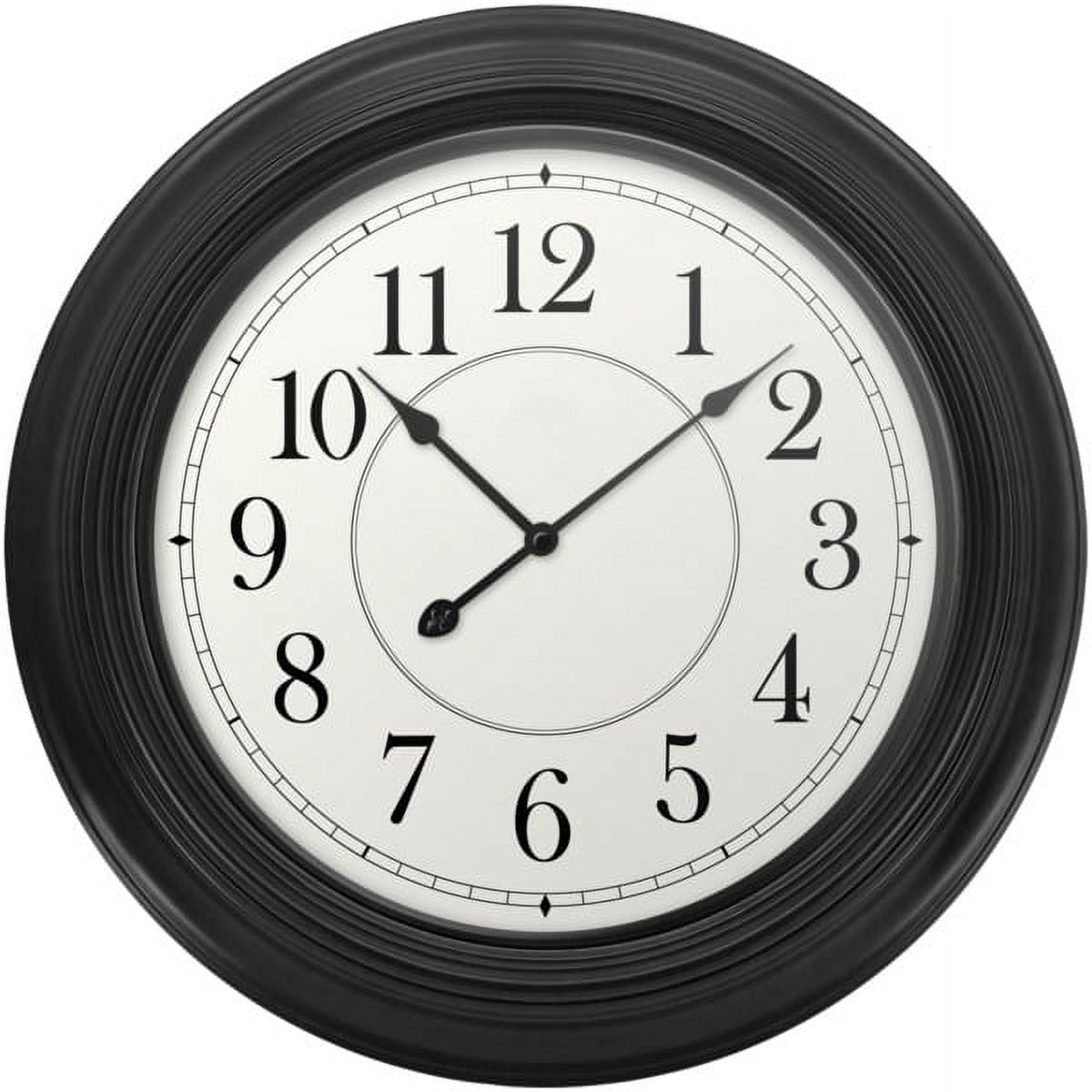 Westclox® 22-inch Wall Clock With Black Case