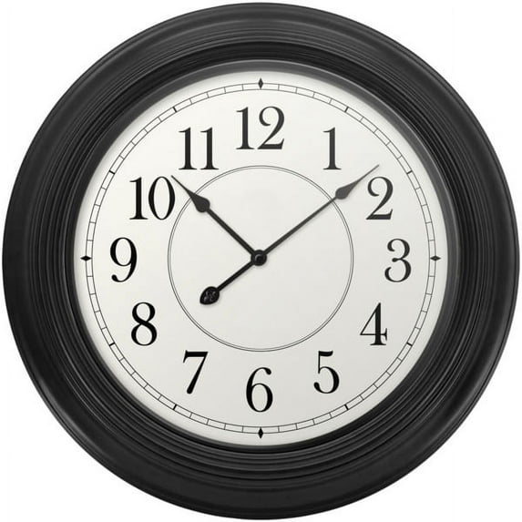 Westclox® 22-inch Wall Clock With Black Case