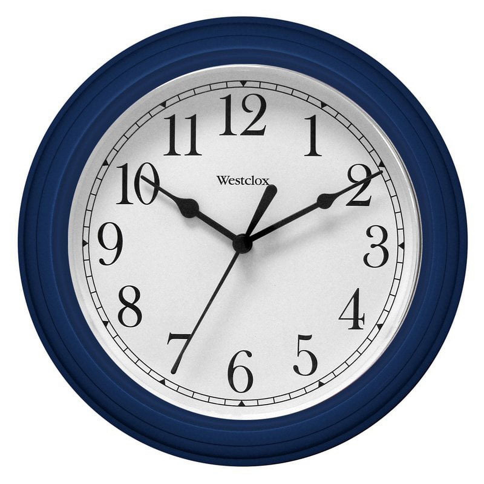 Westclox 46985 Simplicity 9 Inch Round Wall Clock- Blue - image 1 of 3