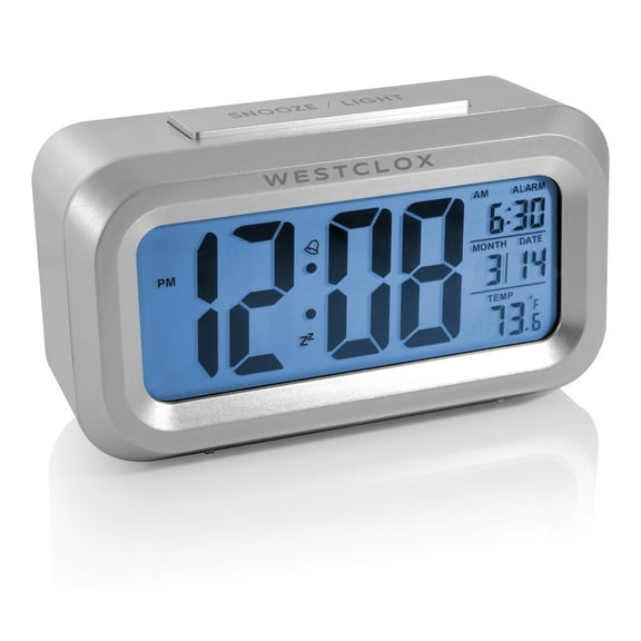 Westclox Battery Operated Digital Alarm Clock with Backlight Model# 70045A