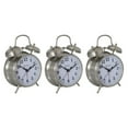 thumbnail image 1 of Westclox Big Ben Twin Bell Alarm Clock Quartz Analog Dial Light 70010A Silver, 3-Pack, 1 of 6