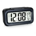 thumbnail image 1 of Westclox Black Digital Alarm Clock with Day/Date Display and LED Backlight- Battery Operated, 1 of 5