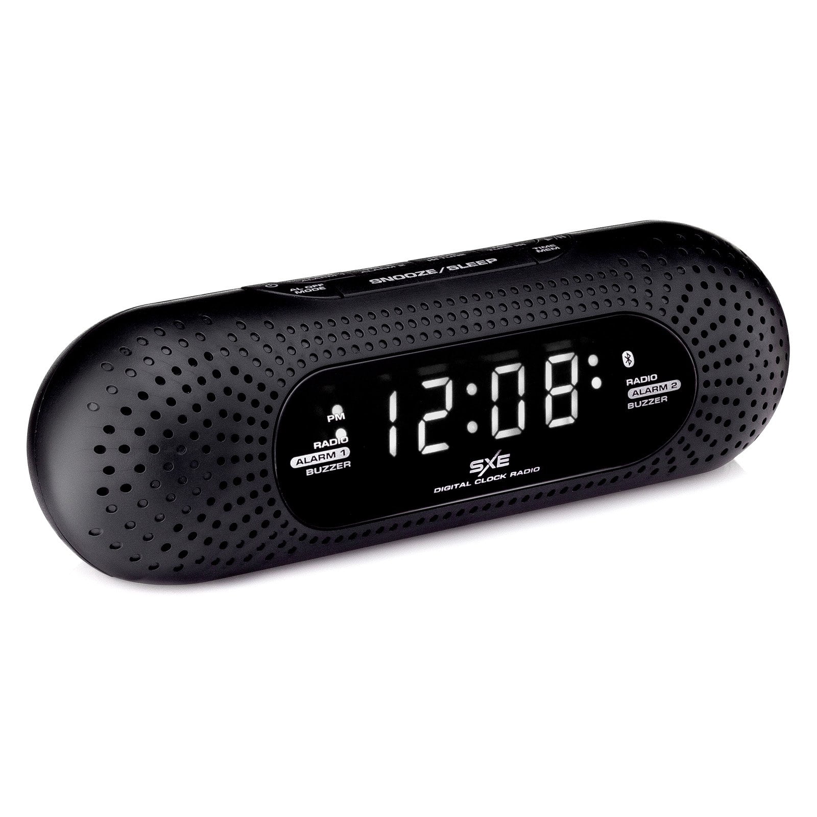 Westclox Black LED Clock Radio, SXE86002