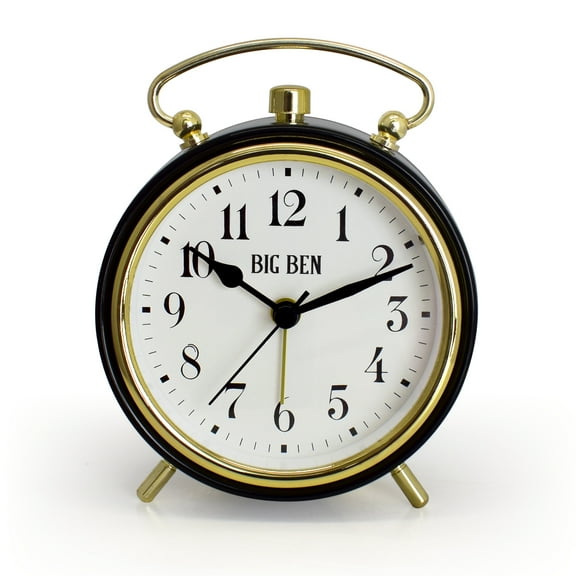 Westclox Classic Top Handle Alarm Clock