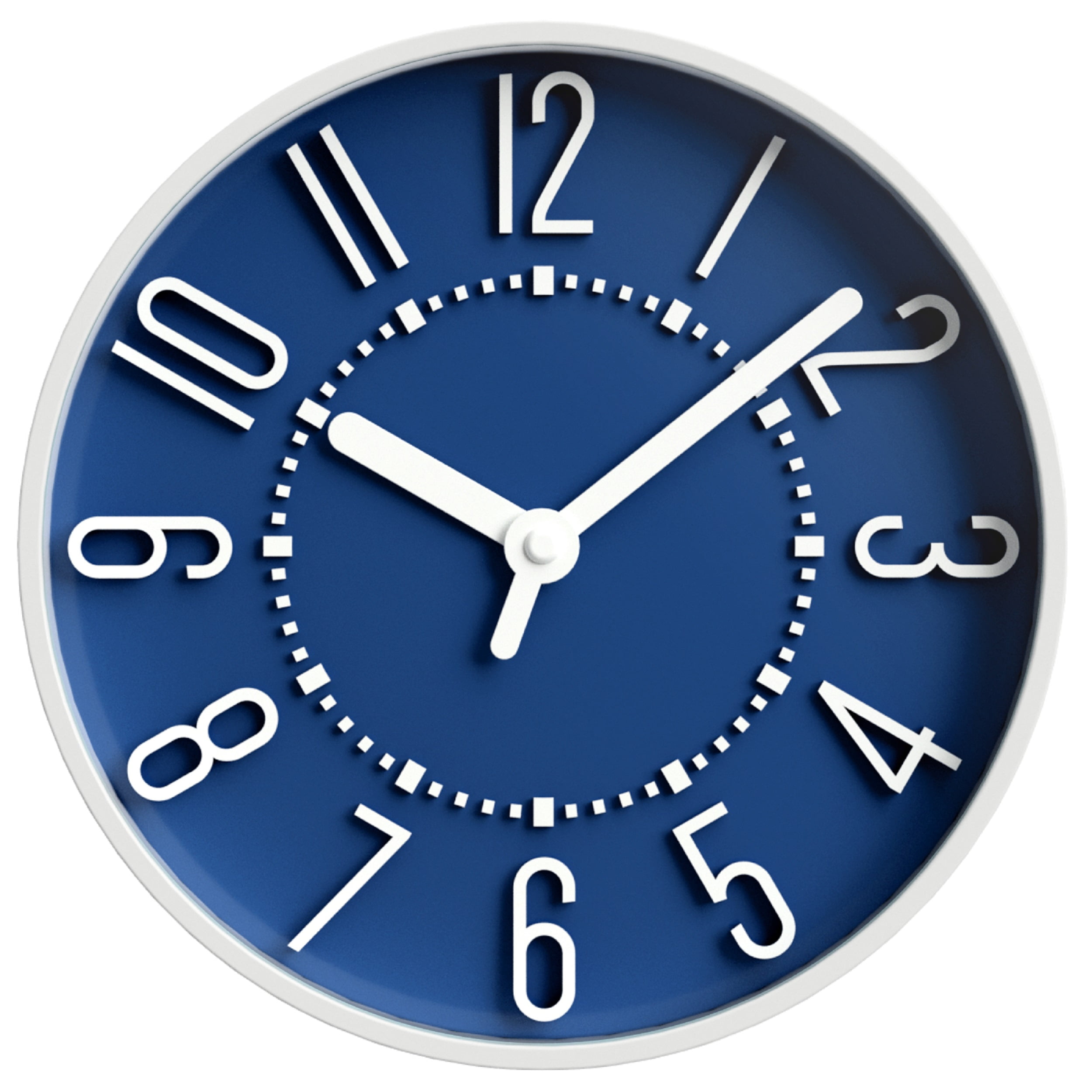 Westclox Storm Blue 10" Analog QA Wall Clock - Accurate and Stylish Timekeeping, 10 in. Diam. x 1.4