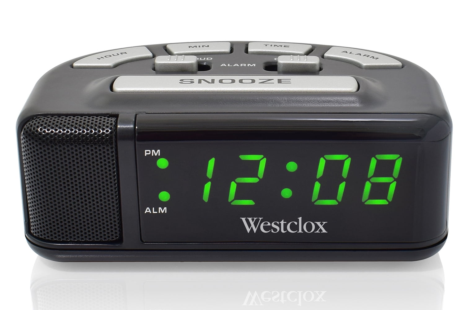 Westclox Super Digital Alarm Clock for Heavy Sleepers, Soft or Loud