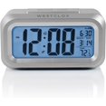 Westclox Travel Alarm Clock with Large Digital Display and Blue
