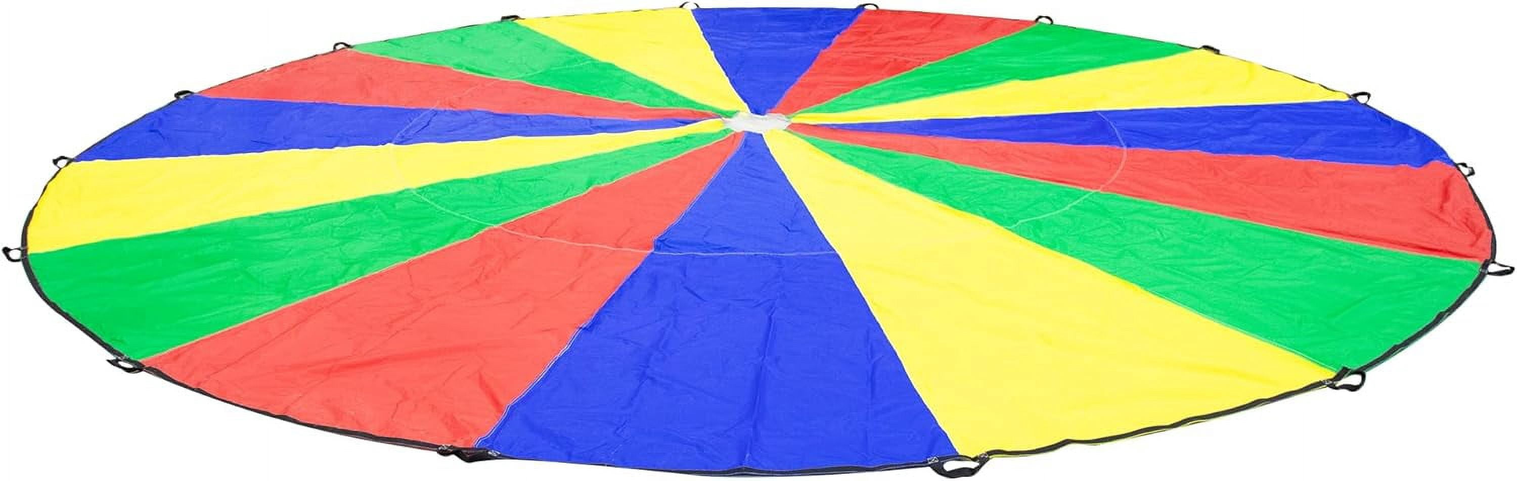 Parachute Color Bright Color Parachute For Kids 6-Foot Heavy-Duty Parachutes (Set Of 6 ...