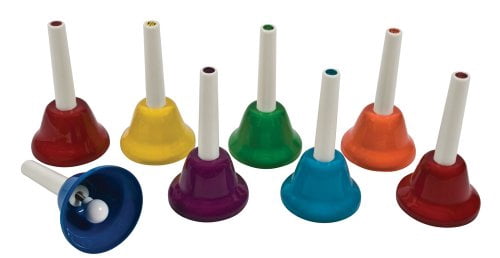 Westco Music HB801: 8-Note Diatonic Handbell Set with Durable Case ...