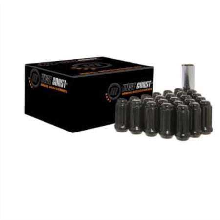 Westcoast Wheel Accessories W5614stb Wheel Lug Nut , Black
